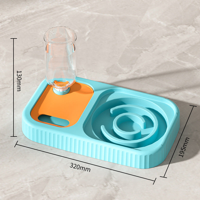 Anti Overturning Automatic Drinking Water Cat And Dog Food Bowl