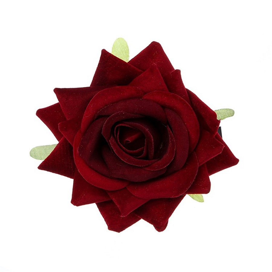 Velvet Rose hairpin
