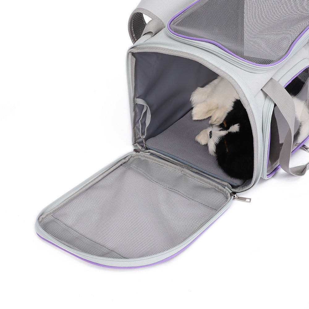 Portable Shoulder Foldable Dual-purpose Pet Bag