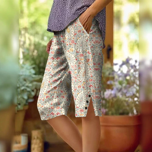 Women's Fashion Personalized Floral Casual Shorts