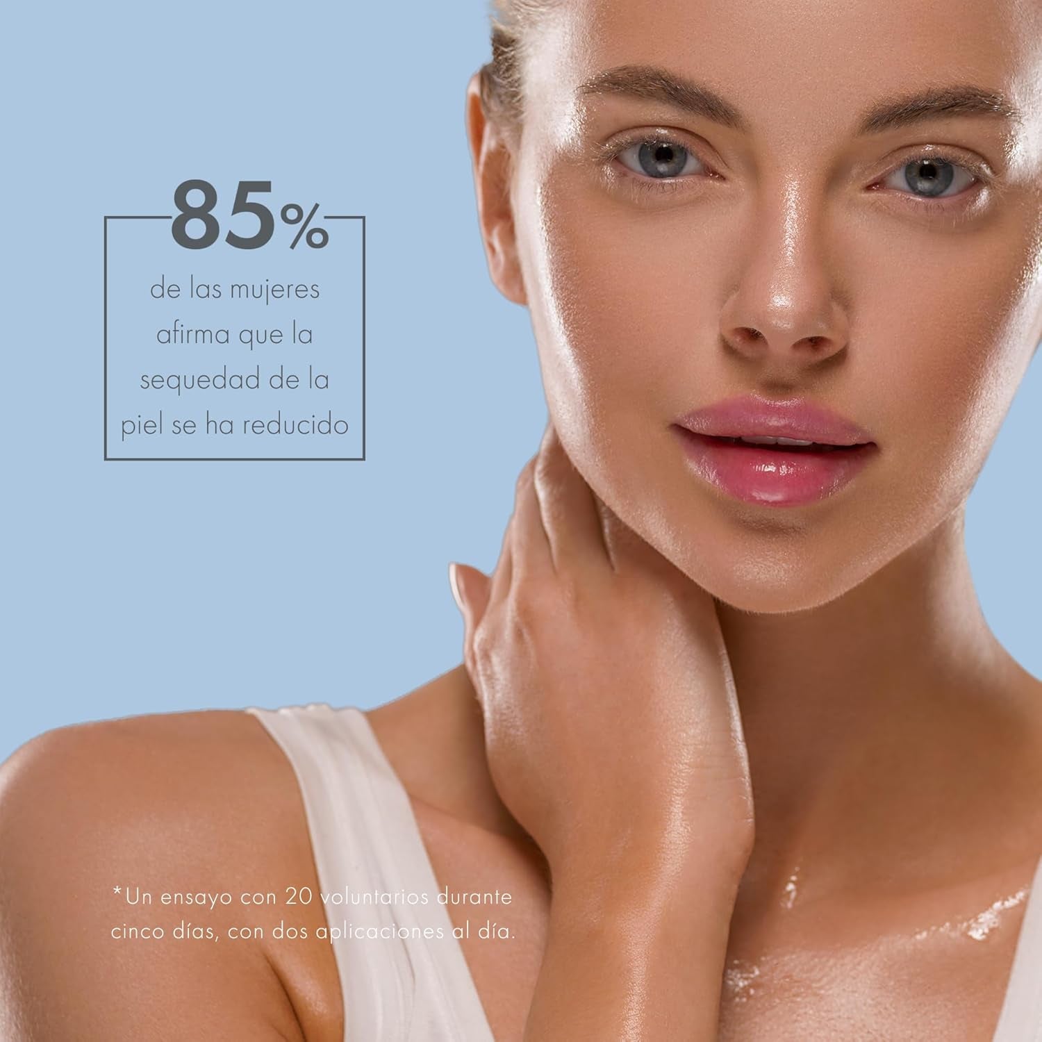 Satin Naturel Serum Facial Acido Hialuronico Orgánico 50Ml, Hidratante, Antiarrugas, Antimanchas Vegano - Piel, Cara Y Contorno De Ojos - Crema Hidratante Facial Mujer - Serum Acido Hialuronico