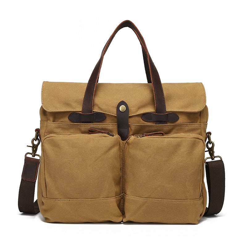 Bærbar Aktenmappe Mænds Skuldertaske Crossbody Udendørs Rejse
