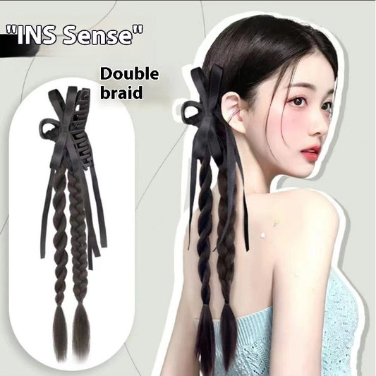 Fishbone Twist Braid Ribbon Ballet Wind Natural Sweet Grip