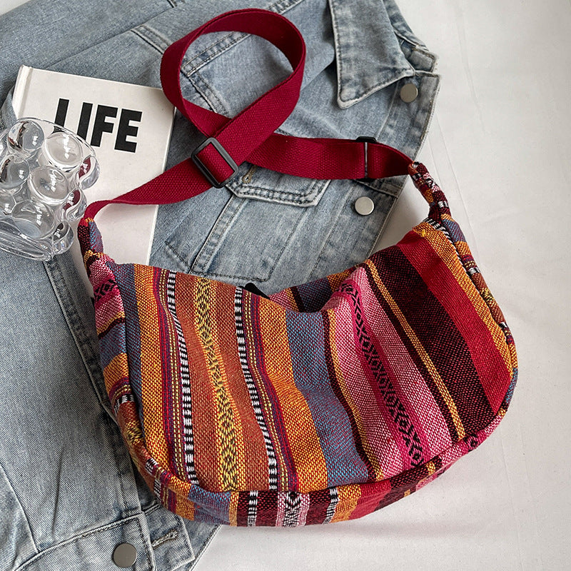Large-capacity Vintage Versatile Crossbody Bag Fashionable