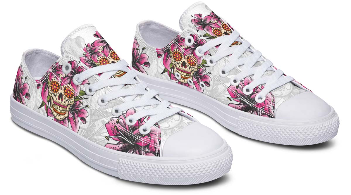 Fashion Print Couple Low-Top Canvas Shoes