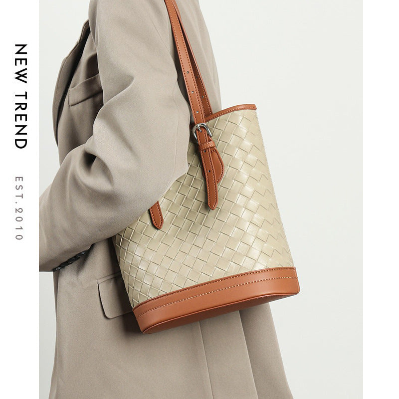 High-grade Exquisite Ladies' Mom Bag Shoulder Cross Body Bucket Bag