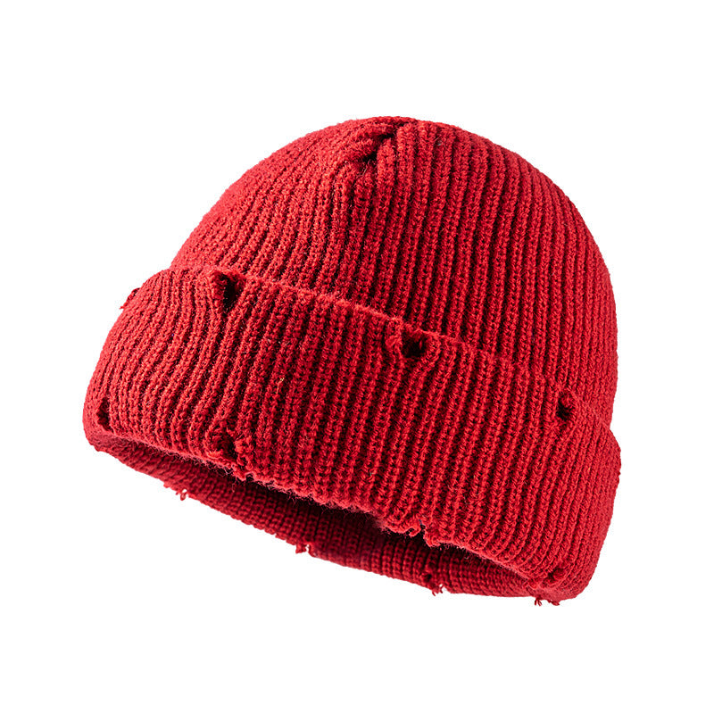 Men's Short Dome Korean Style Knitted Hat