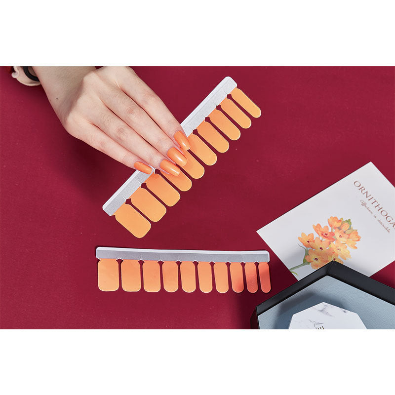 European And American Cross-border Tearable Color Nail Stickers