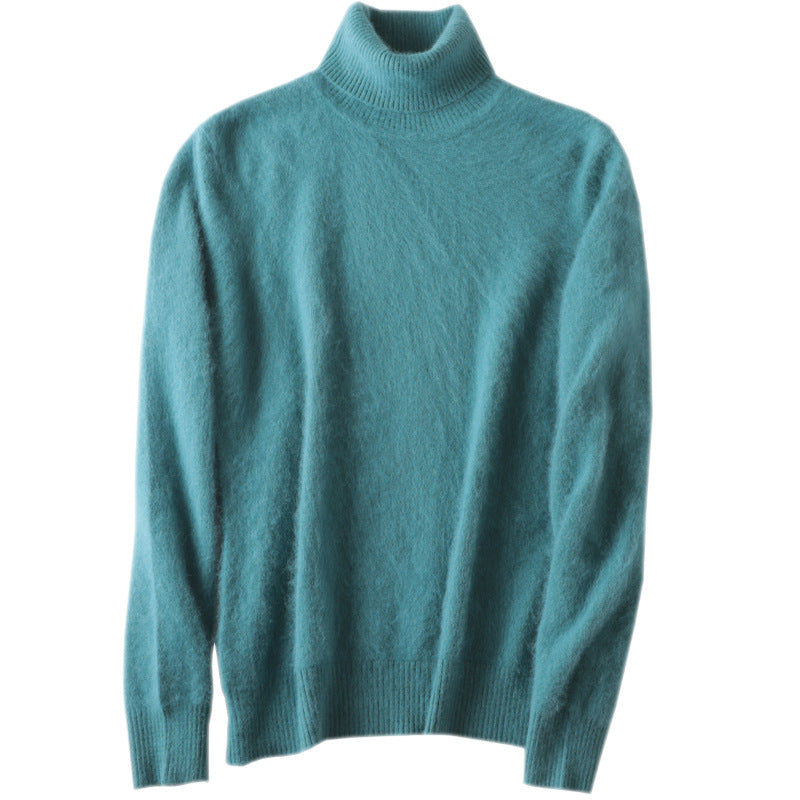 High Neck Inner Wear Loose Cashmere Knitted Bottoming Shirt