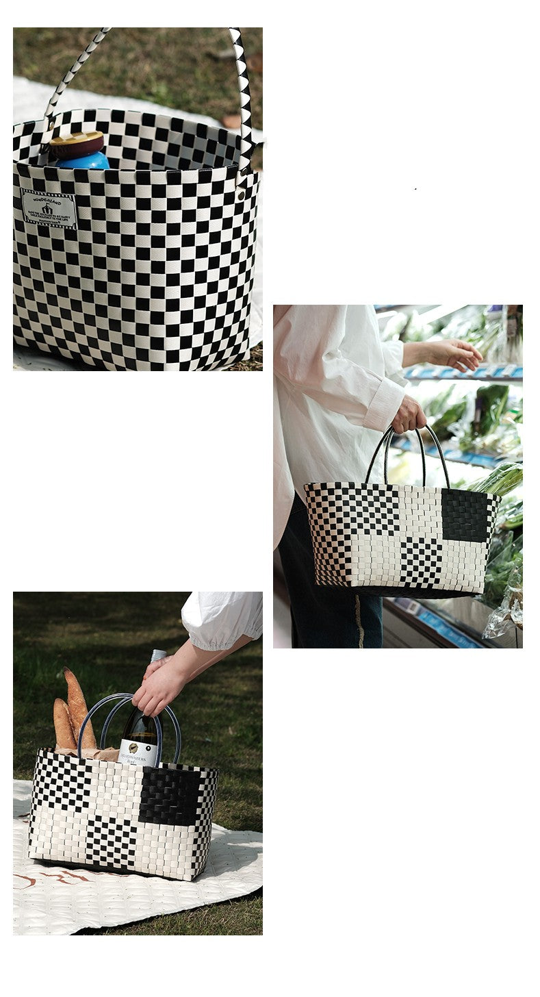 Fashion Shopping Basket Outdoor Garden Large