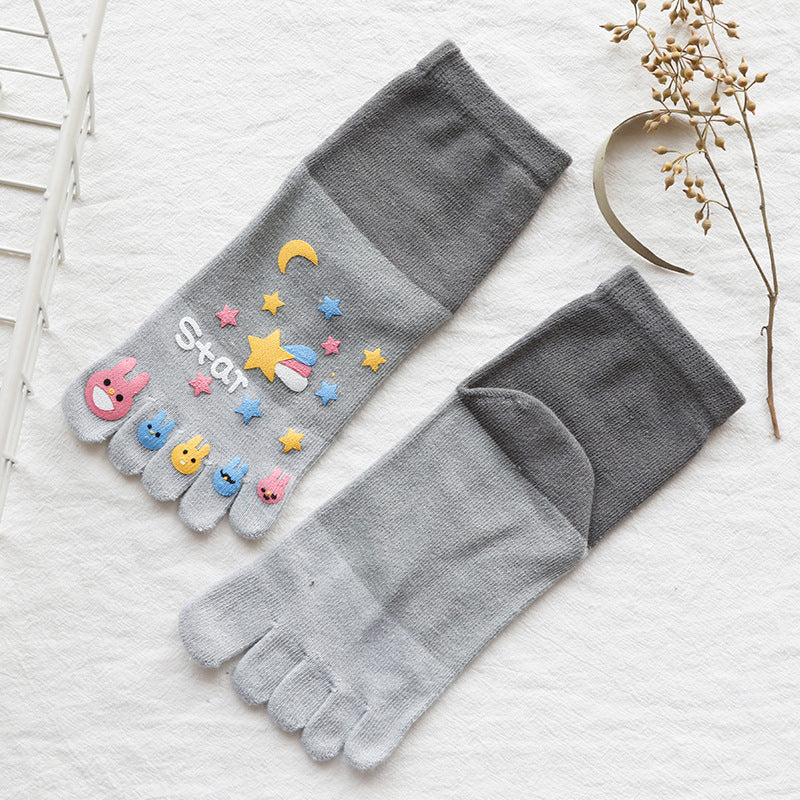 Hosiery Lady Mid-tube Autumn And Winter Thick Cotton Socks