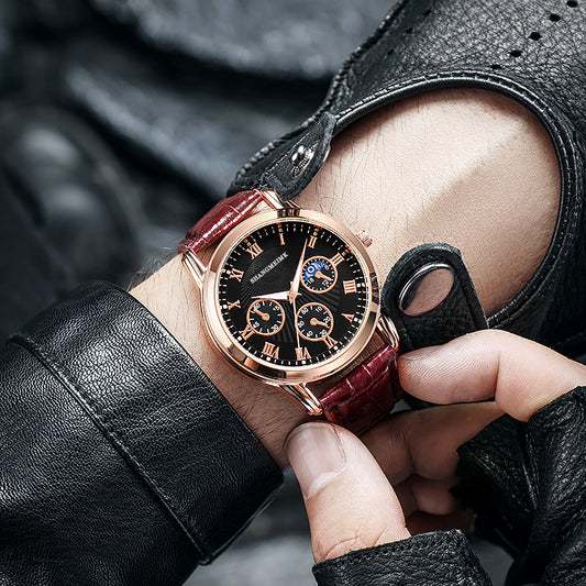 Quartz Waterproof Watch Men