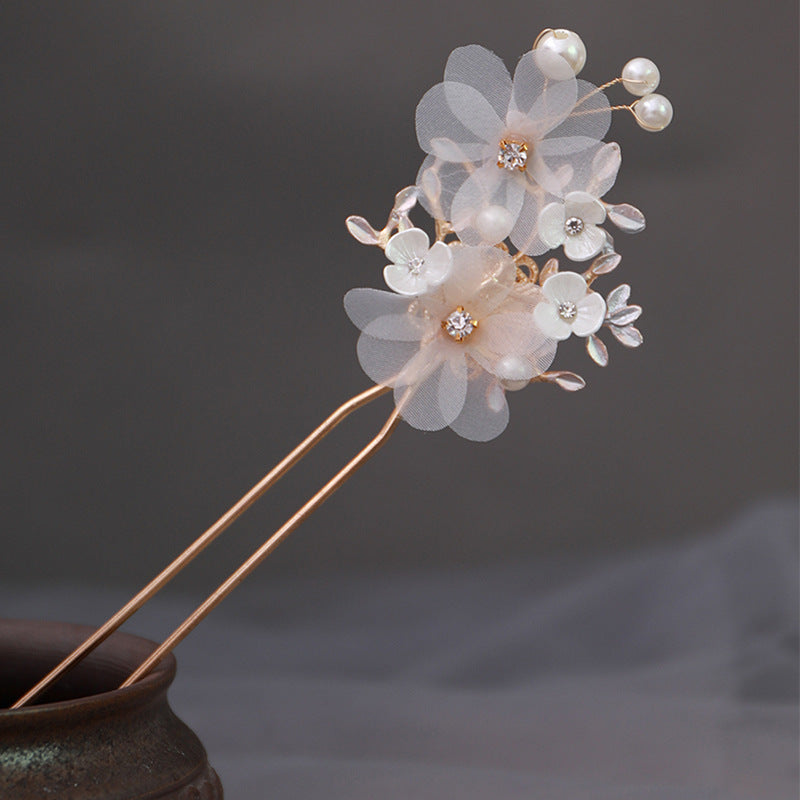 Tassel pearl hairpin