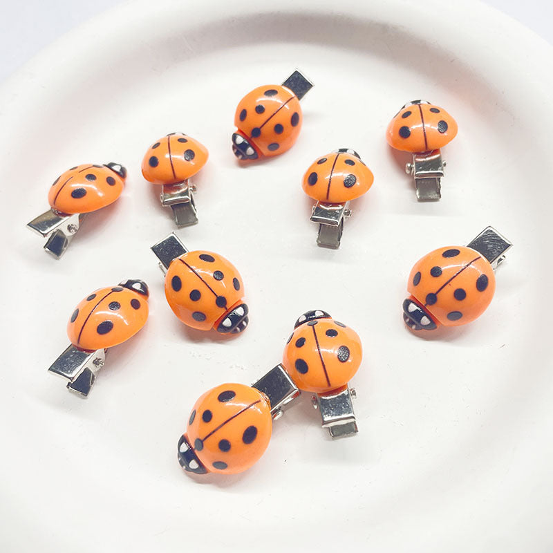 Creative And Quirky Korean-style Faux Ladybug Hair Clip