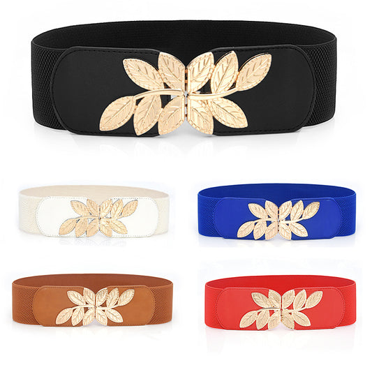 Palace vintage engraving leaf belt