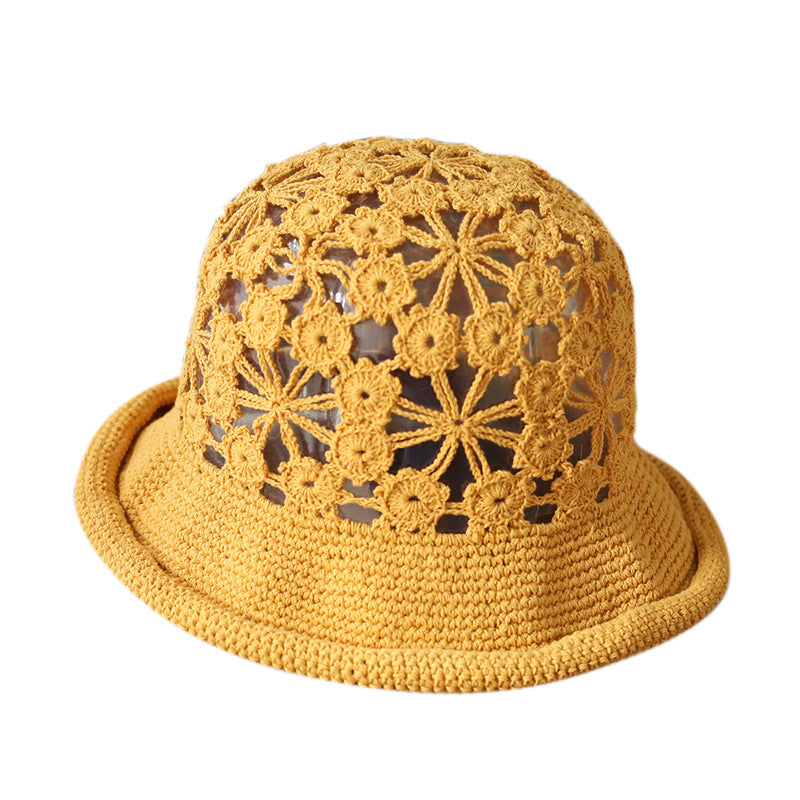 Summer Handmade Hollow Sunscreen Hat Literature And Art