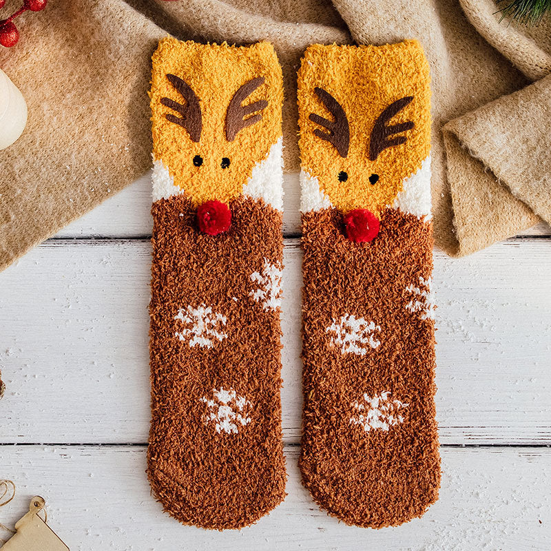 Fashion Floor Non-slip Christmas Socks