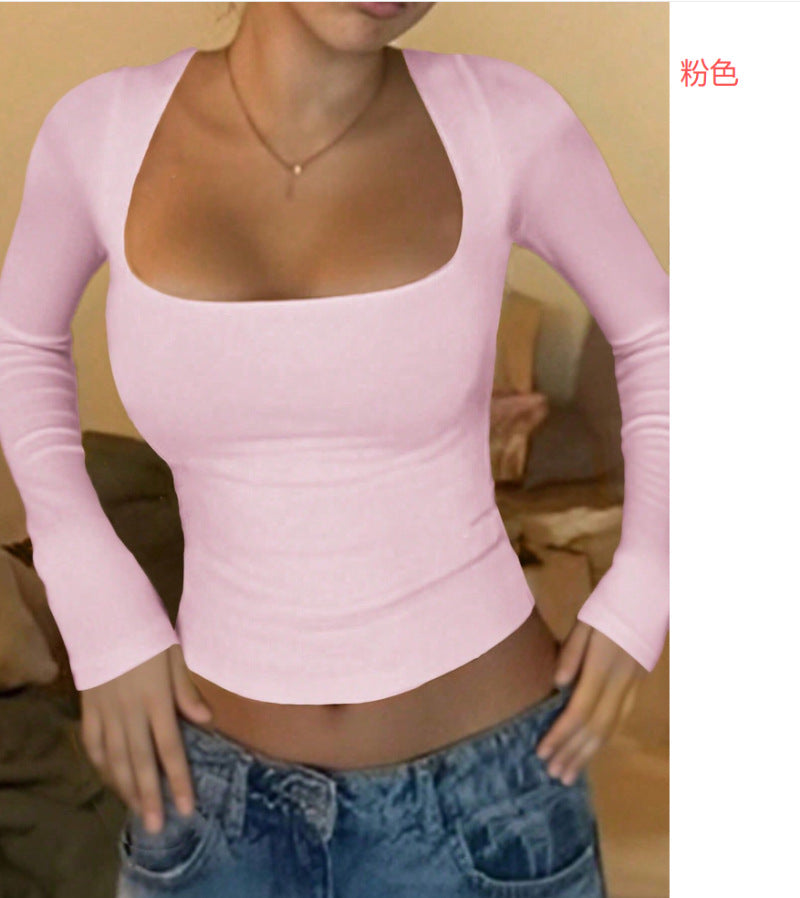 Women's Long-sleeved Slim Vest T-shirt