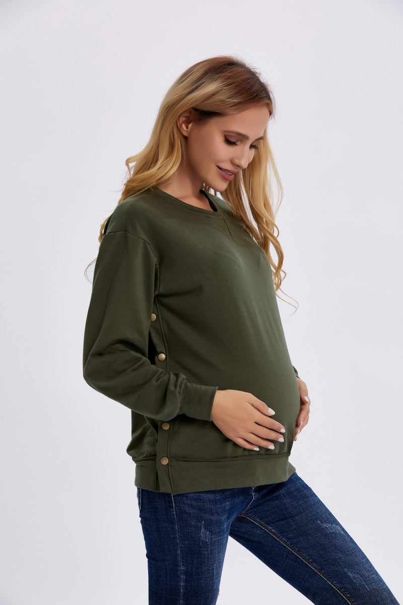 Efterår og vinter ny langærmet ventetøjs-løs sweater