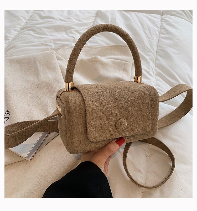 Women's New Popular Frosted One-shoulder Messenger Handbag