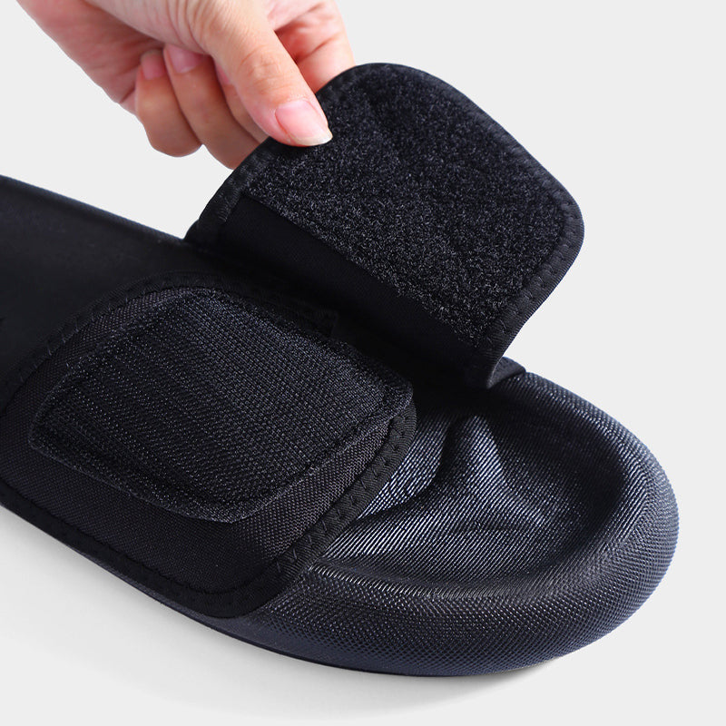 Velcro Hjemmesko Kvinder Blød Sål Lærred Sutsko Indendørs Hjemmesko til Kvinder Par