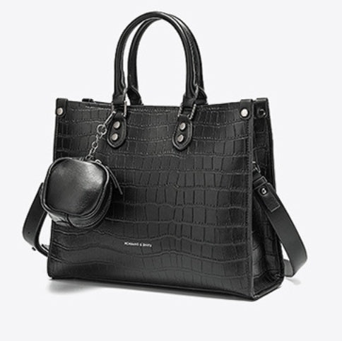 Stone pattern shoulder bag