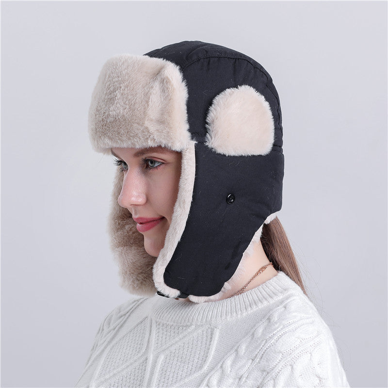 Thickened Lei Feng Hat Warm Hat In Autumn And Winter