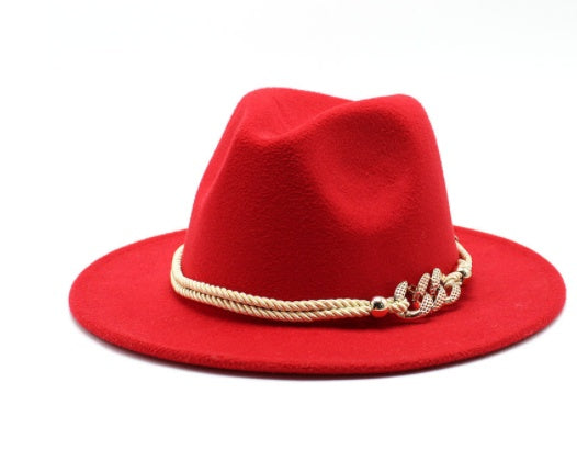 Women's Autumn And Winter British Style Jazz Hat