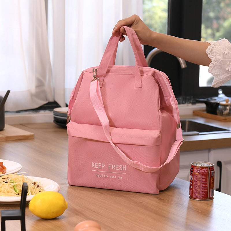 Aluminum Foil Thickening Warm Waterproof With Rice Sholder Bag