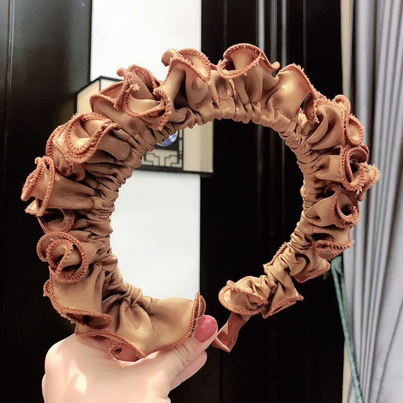 Women's Candy Color Fabric Pressed Hair Band