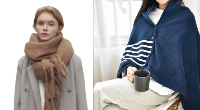 Glutinous Idle Style Thermal Long Scarf