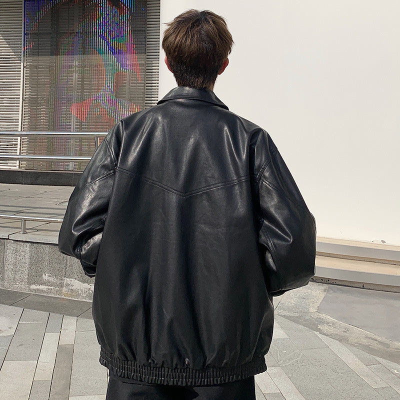 Vintage Paired Jacket For Men Loose Casual