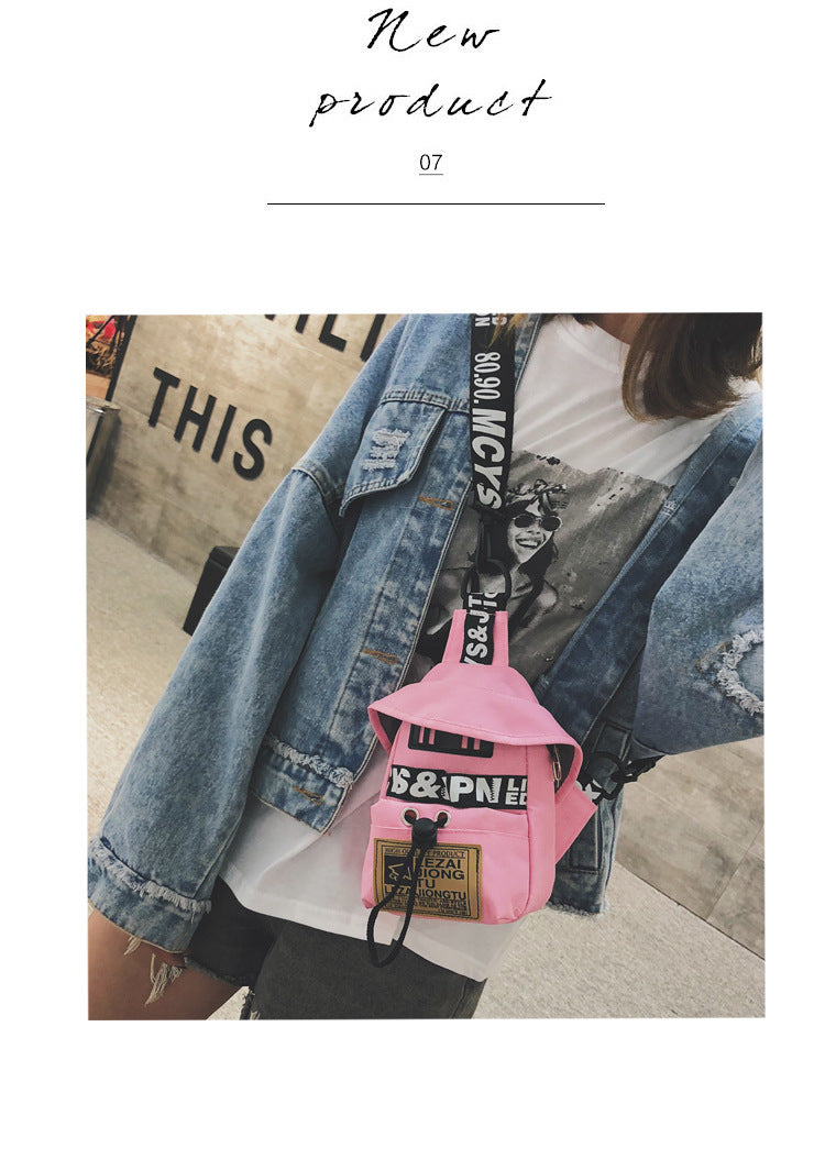 Canvas messenger bag