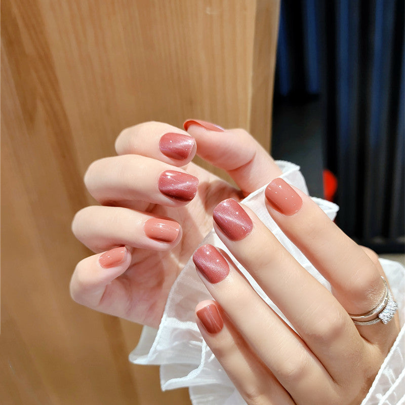 Fashion Net Red Cat Eye Jump Color Nail Art