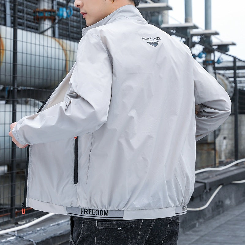 Men's Lapel Casual UV Protection Jacket