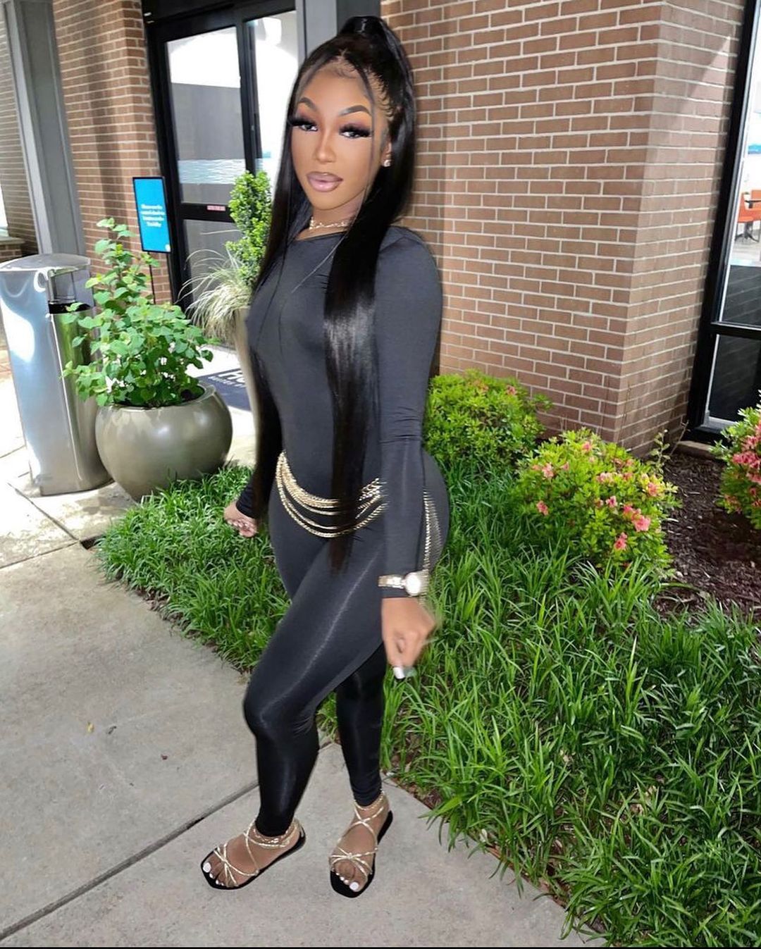 Women's Long Sleeve Jumpsuit Trousers