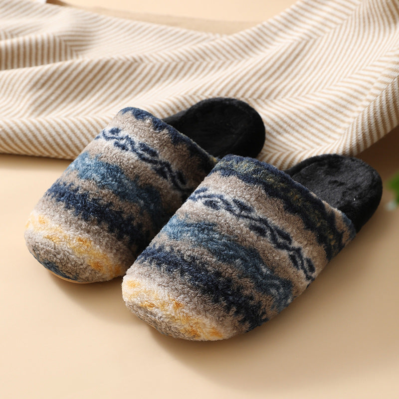 Cotton Slippers Non-slip Thick Bottom And Warm Keeping