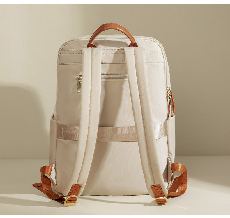 156-inch Computer Large Capacity Women's Lightweight Oxford Cloth Backpack Travel Bag