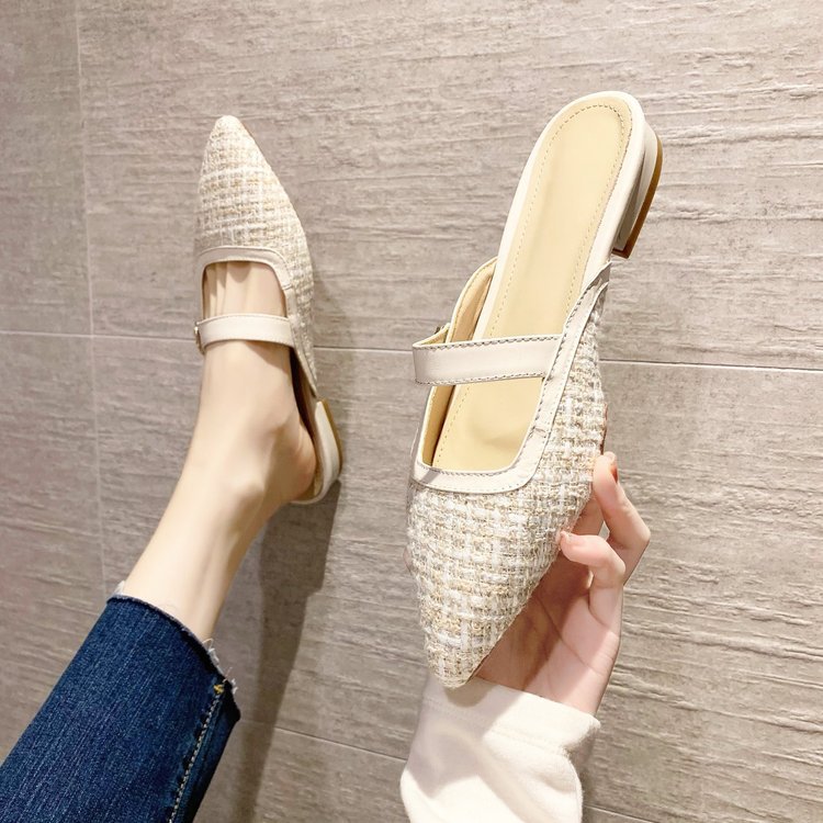 Women's Pointed Flat Sandals And Slippers