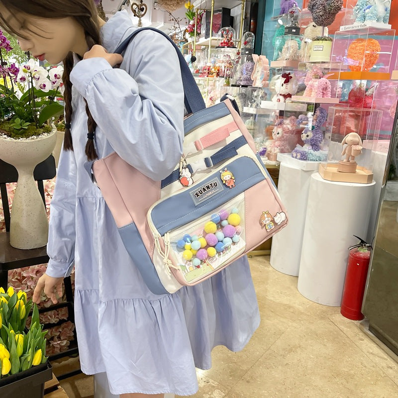 Tooling Style Japanese Casual Large-capacity Shoulder Bag