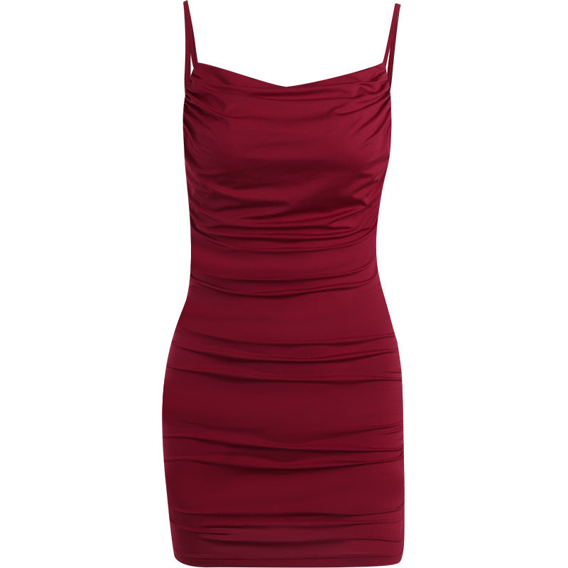 European And American Fashion Party Dress With Strap