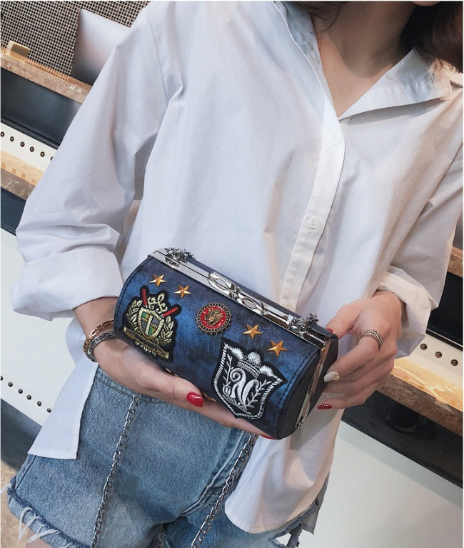 Crossbody Mini Cylinder Pouch