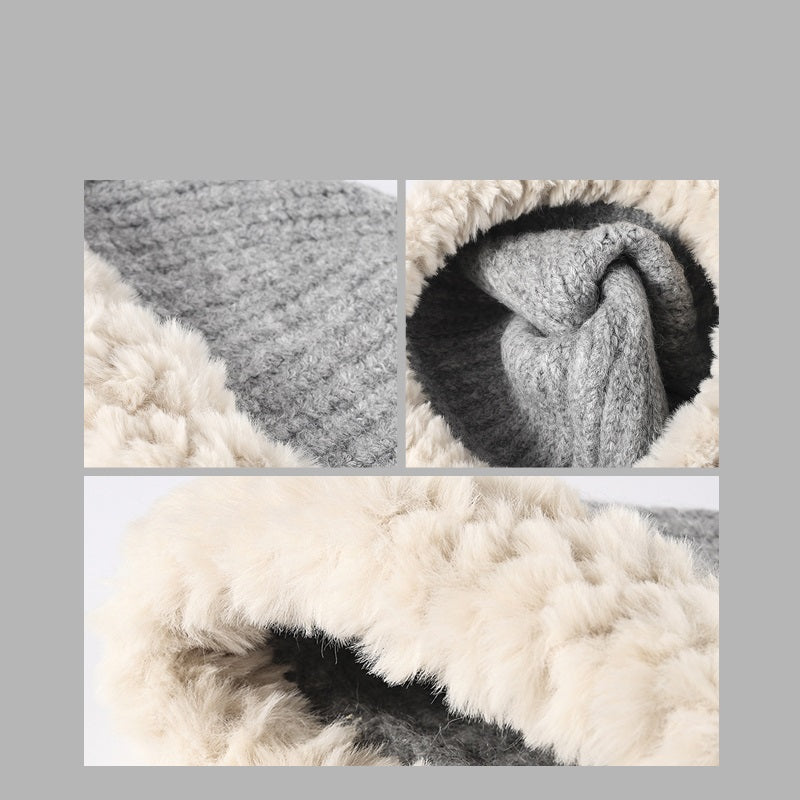 Autumn And Winter Leisure Versatile Warm High Elastic Knitted Hat Women