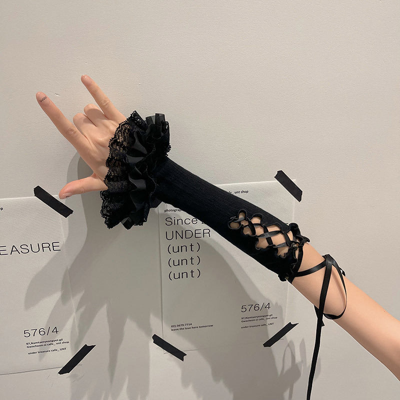 Girl Anime Sunscreen Arm Sleeves Gloves