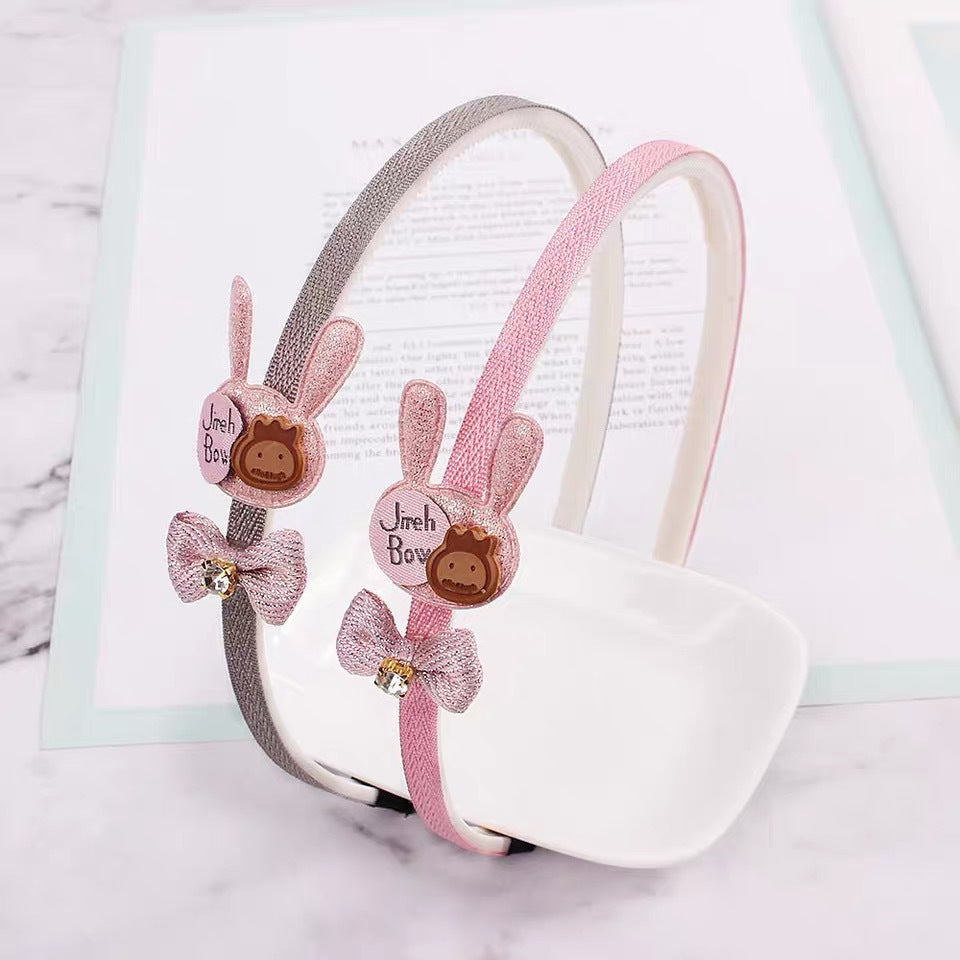 Children's Bow Headband Cute With Teeth Non-slip