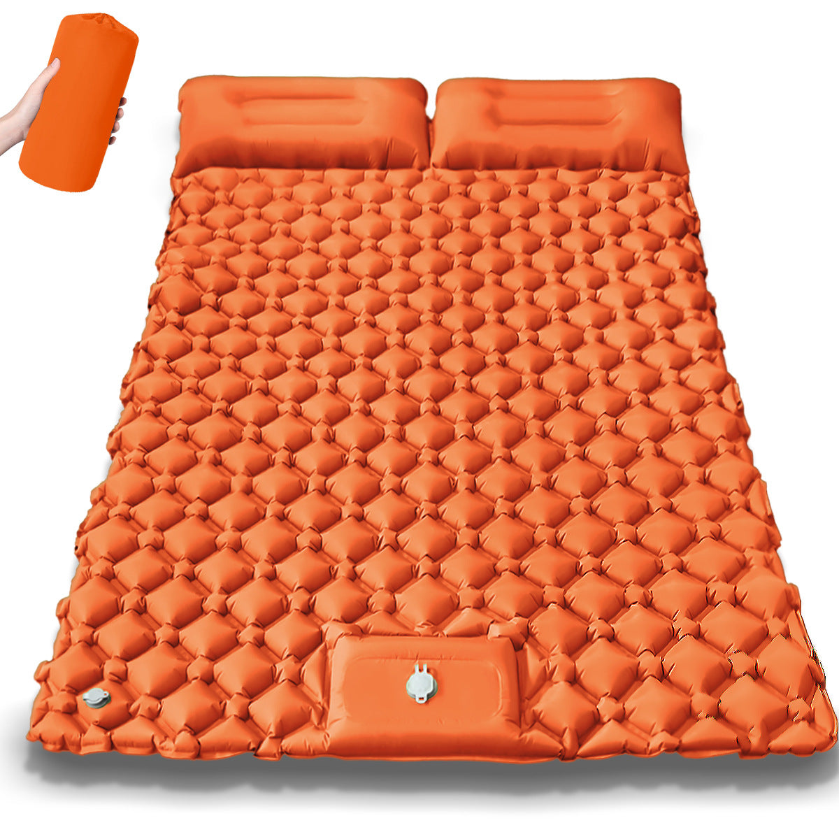 Double Inflatable Mat Outdoor Ultra-light Moisture-proof Mat For Noon Break