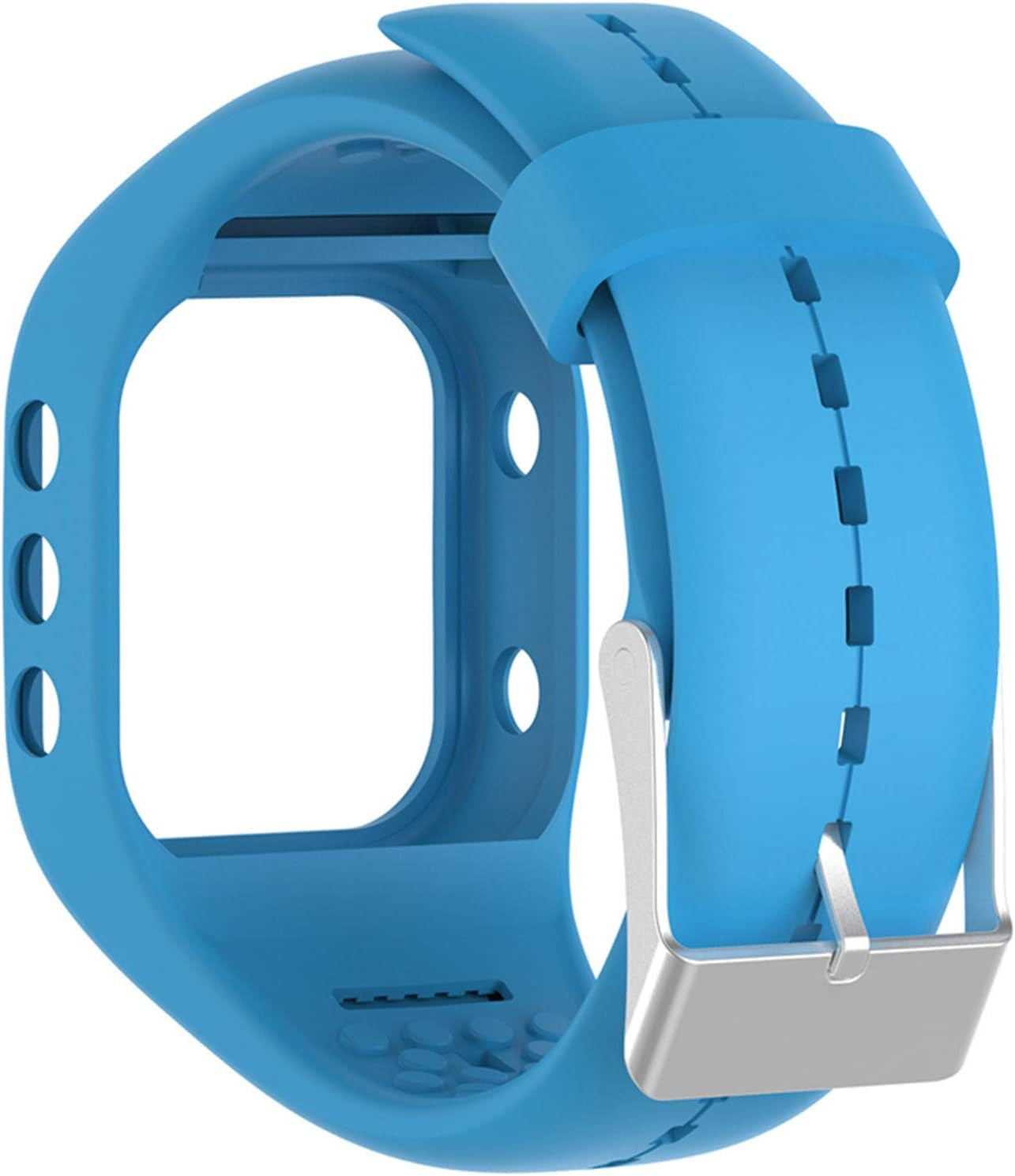 Watch Strap Compatible with Polar A300,Adjustable Silicone Sports Strap Replacement Band for Polar A300 Smart Watch