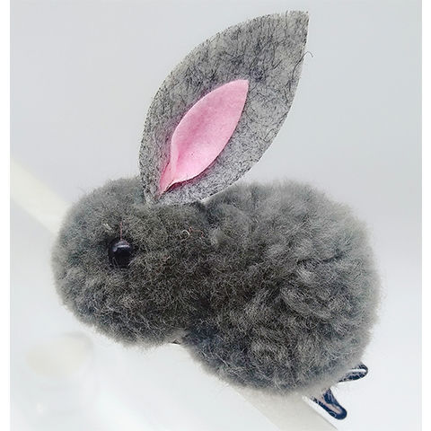 Cute Lamb Hair Three-dimensional Rabbit Head Rope