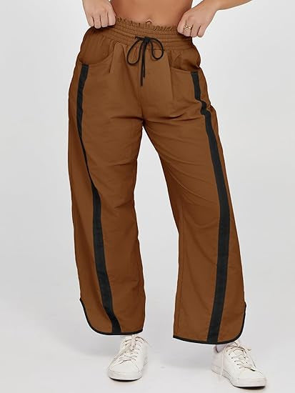 Casual Loose Drawstring Bucket Pants Women's Clothing