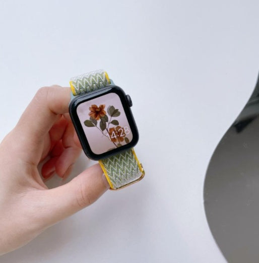 Nylon Strap Casual Fits Metal Square Buckle